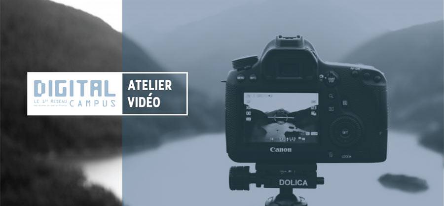 Inscrivez-vous à l'atelier découverte vidéo