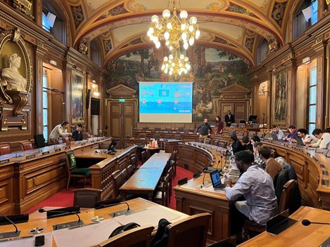 Les élèves de lyon pour le hackaton