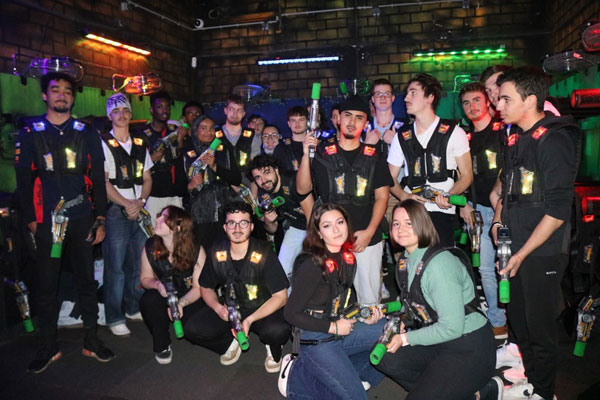 Laser Game avec les délégués à Lyon