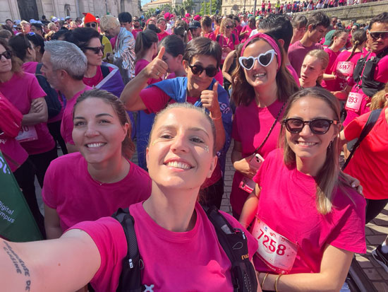 Etudiantes au EDO run
