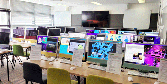 20 salles équipées de mac